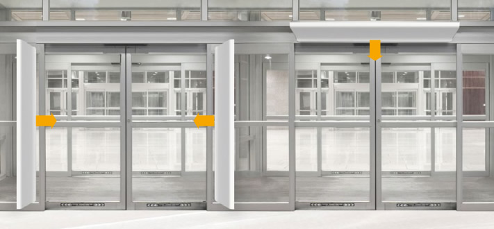 Применение воздушных завес